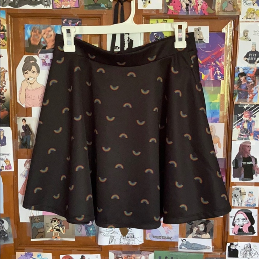 Pride Skater Rainbow Skirt